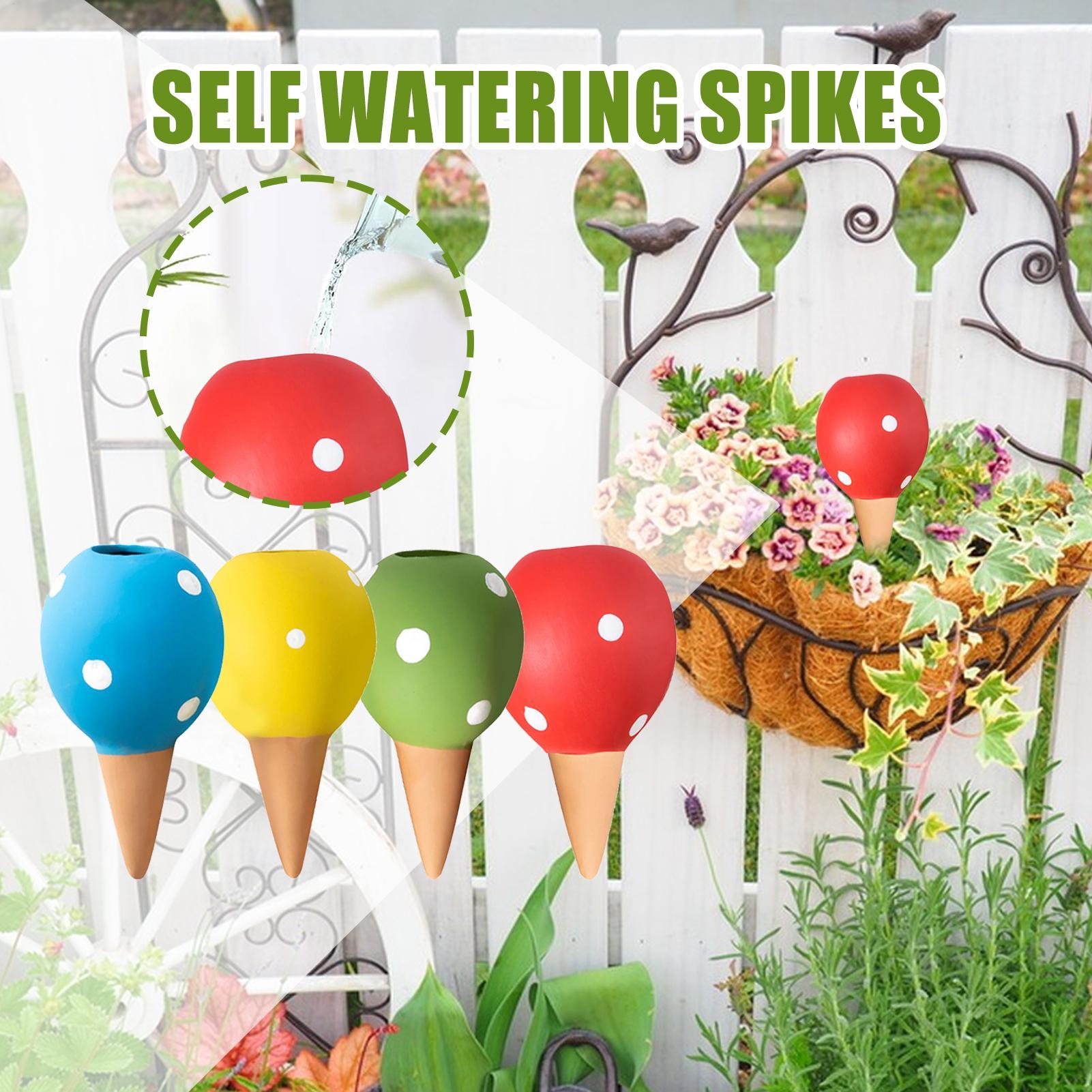 Urban Farming System - Terracotta Watering Spikes Self-Watering Plant Dripper